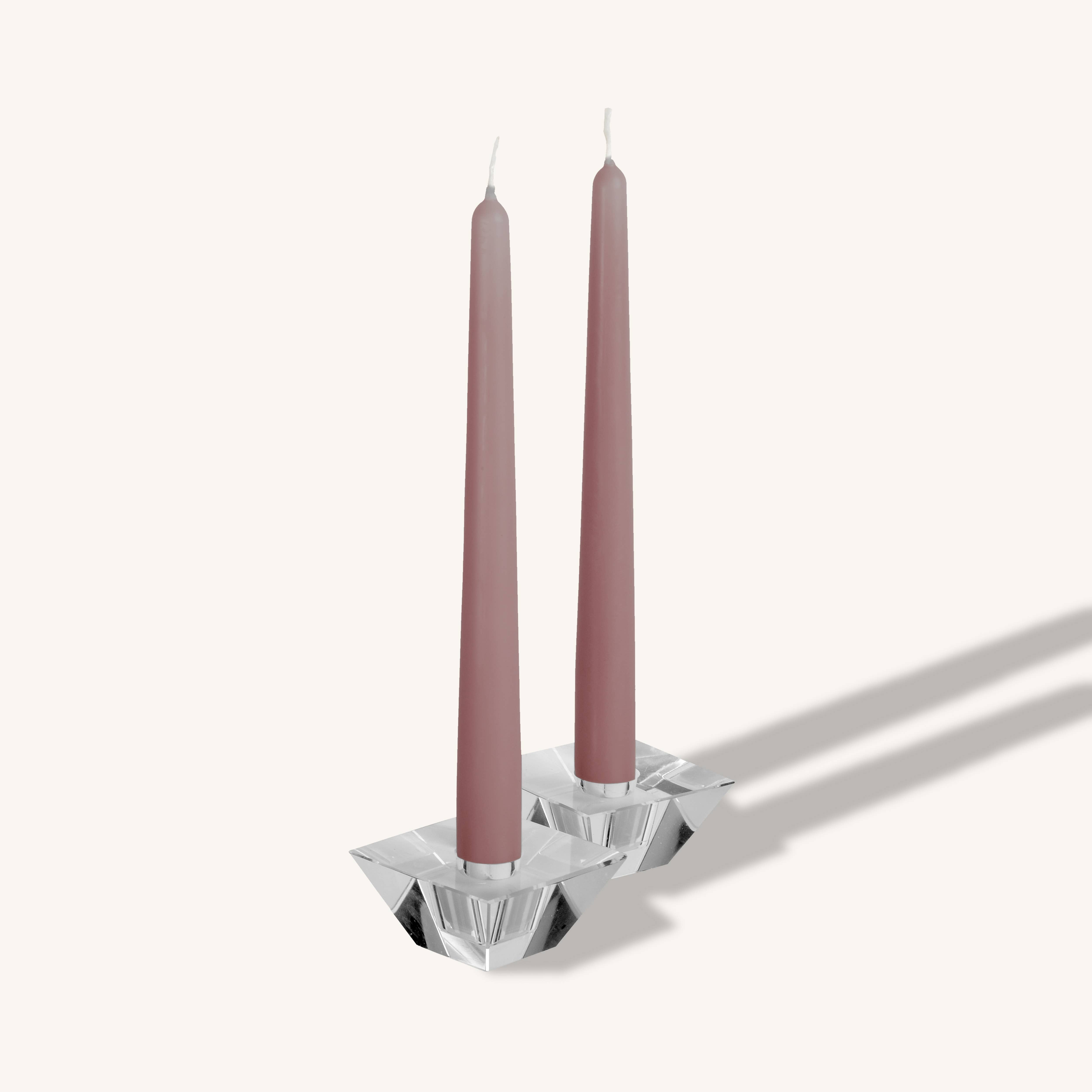 Lavender Taper Candles - 10 Inch - 12 Pack
