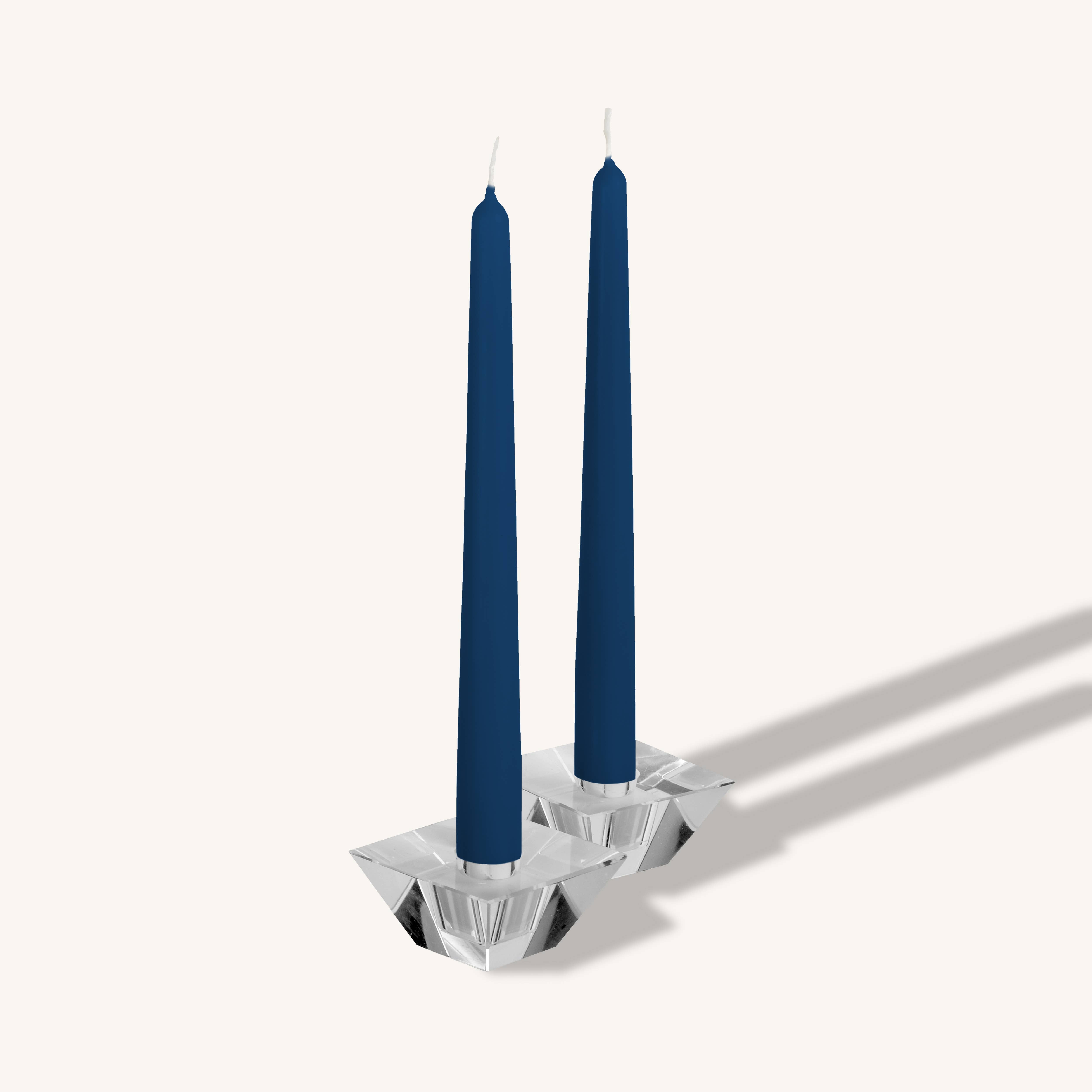 Sapphire Blue Taper Candles - 10 Inch - 12 Pack