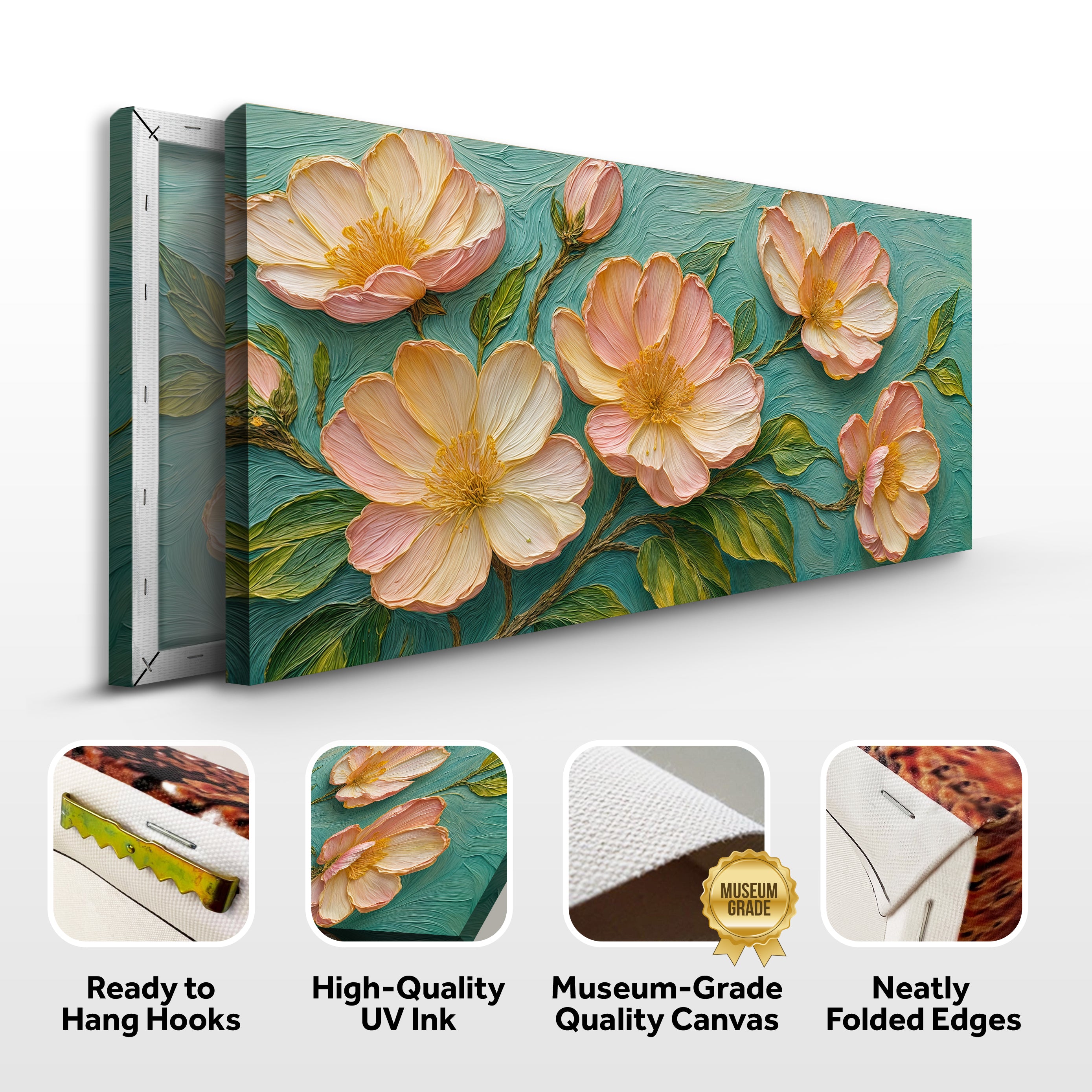 Blossoms Serenade Impasto Wall Art