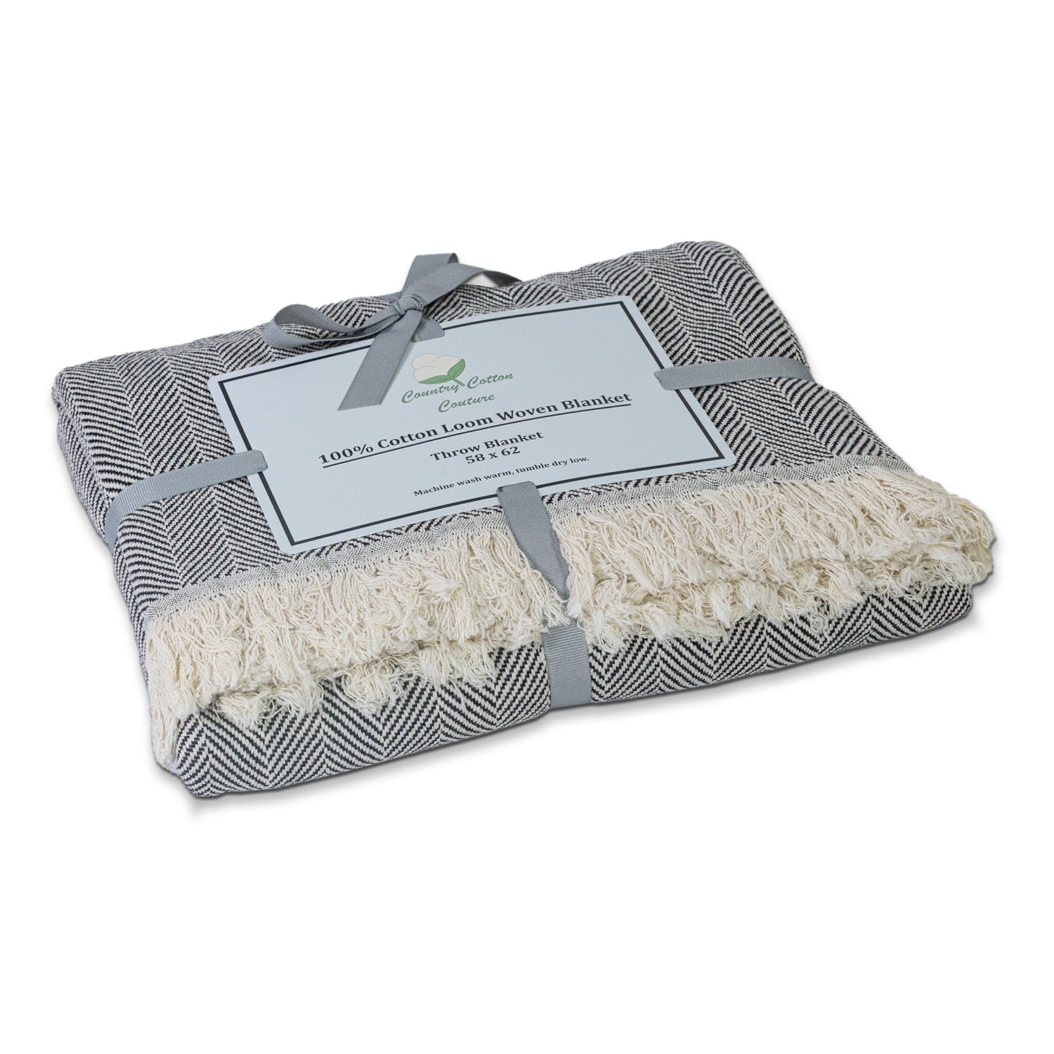 100% Cotton Patterned (Large) Throw Blankets - 58