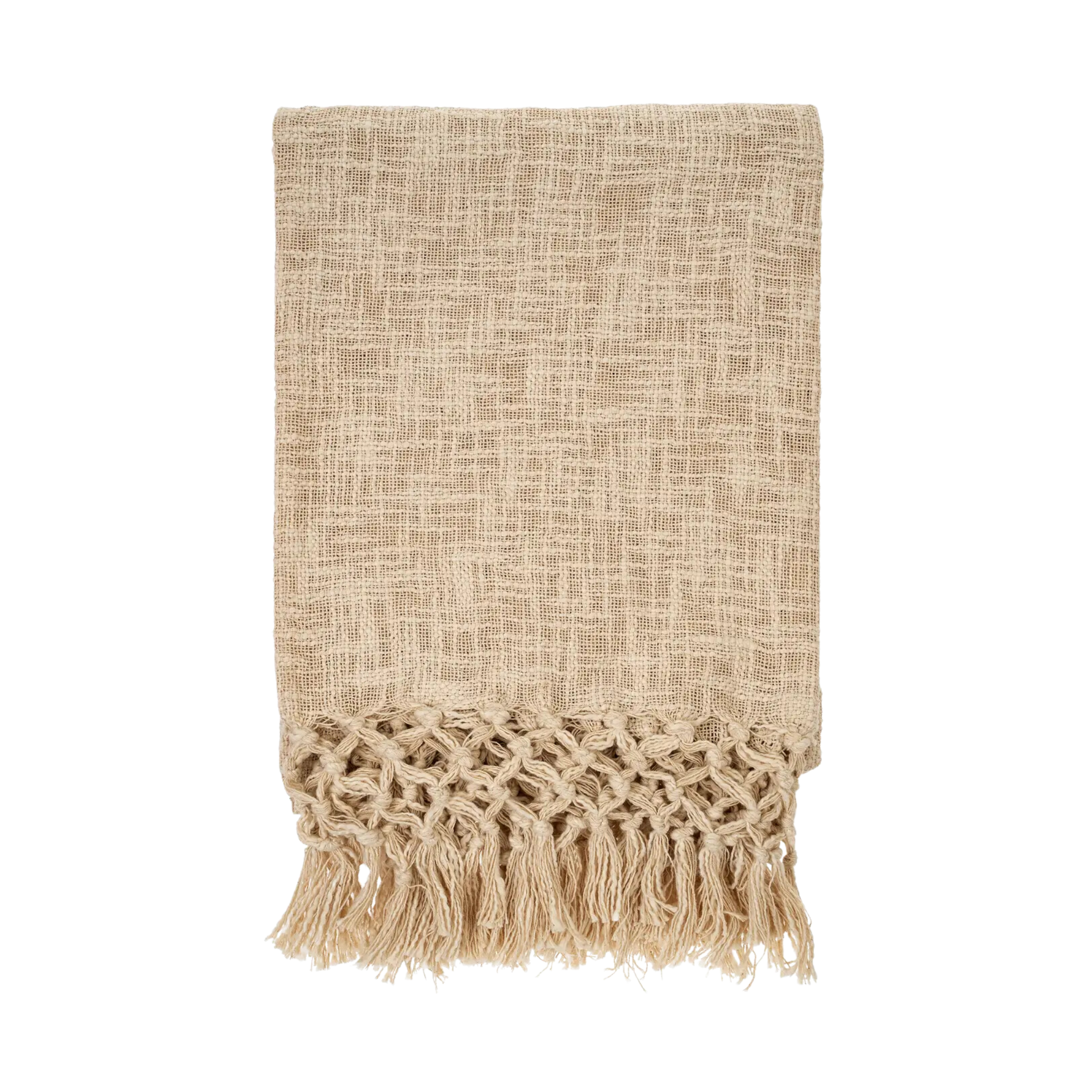Leela Braided Tassel Throw Blanket
