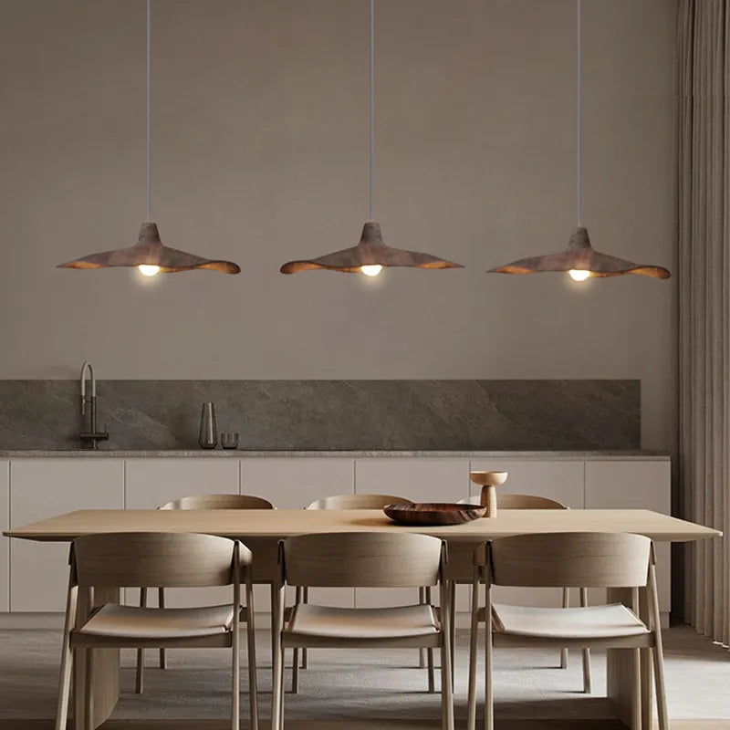 Vintage Wabi-Sabi Wind E27 LED Pendant Lights - Illuminate Your Restaurant, Cafe, and Home with Timeless Charm