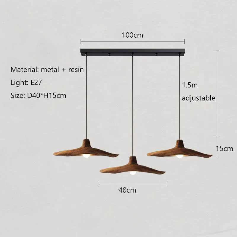 Vintage Wabi-Sabi Wind E27 LED Pendant Lights - Illuminate Your Restaurant, Cafe, and Home with Timeless Charm