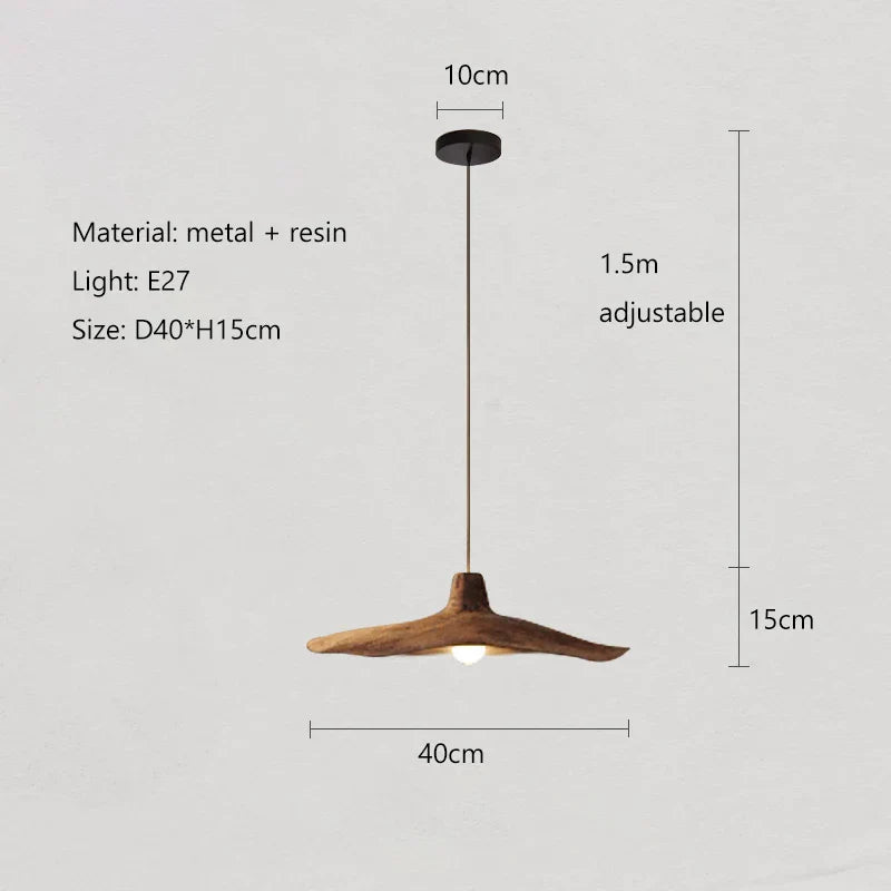 Vintage Wabi-Sabi Wind E27 LED Pendant Lights - Illuminate Your Restaurant, Cafe, and Home with Timeless Charm