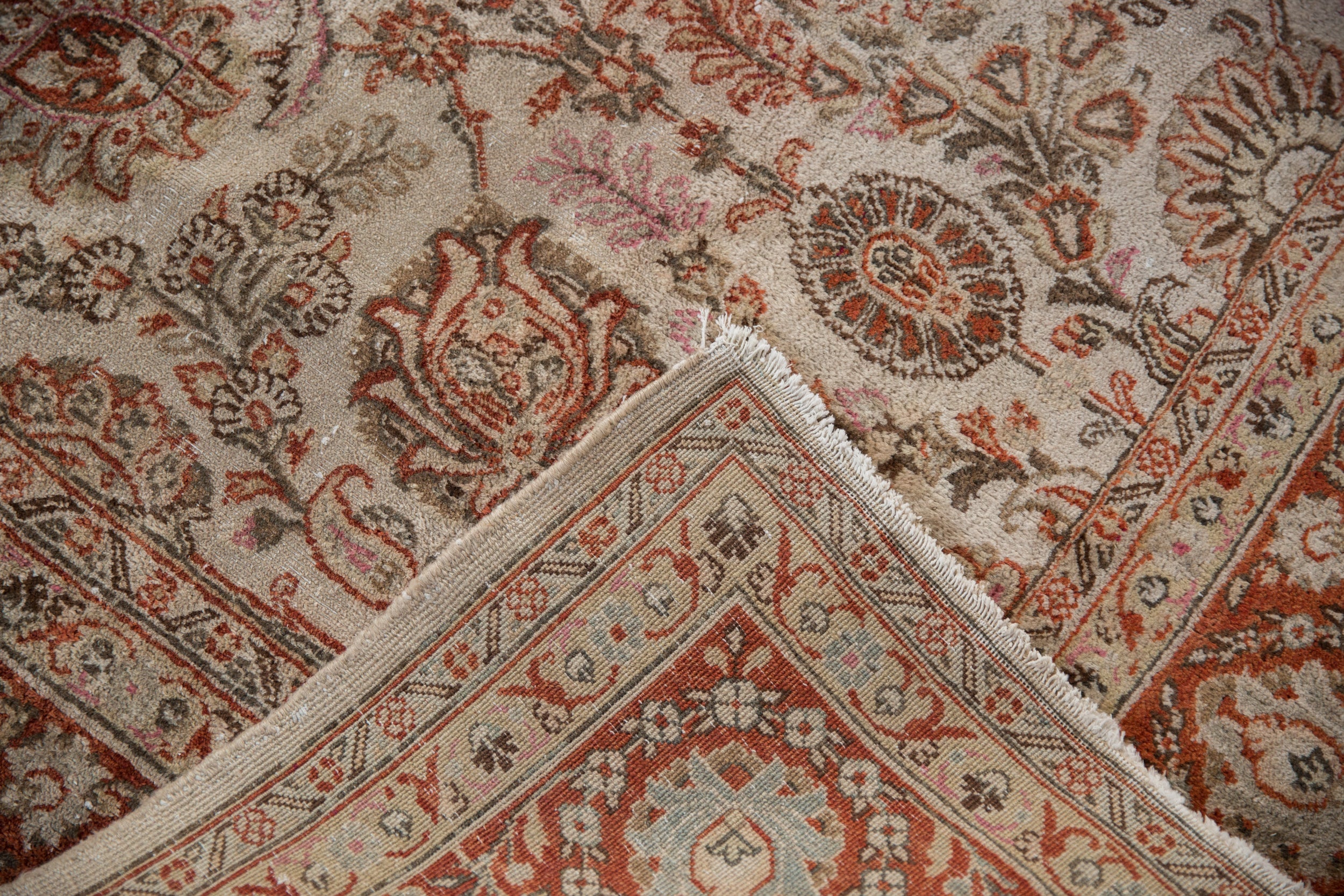 8x11 Vintage Distressed Meshed Carpet