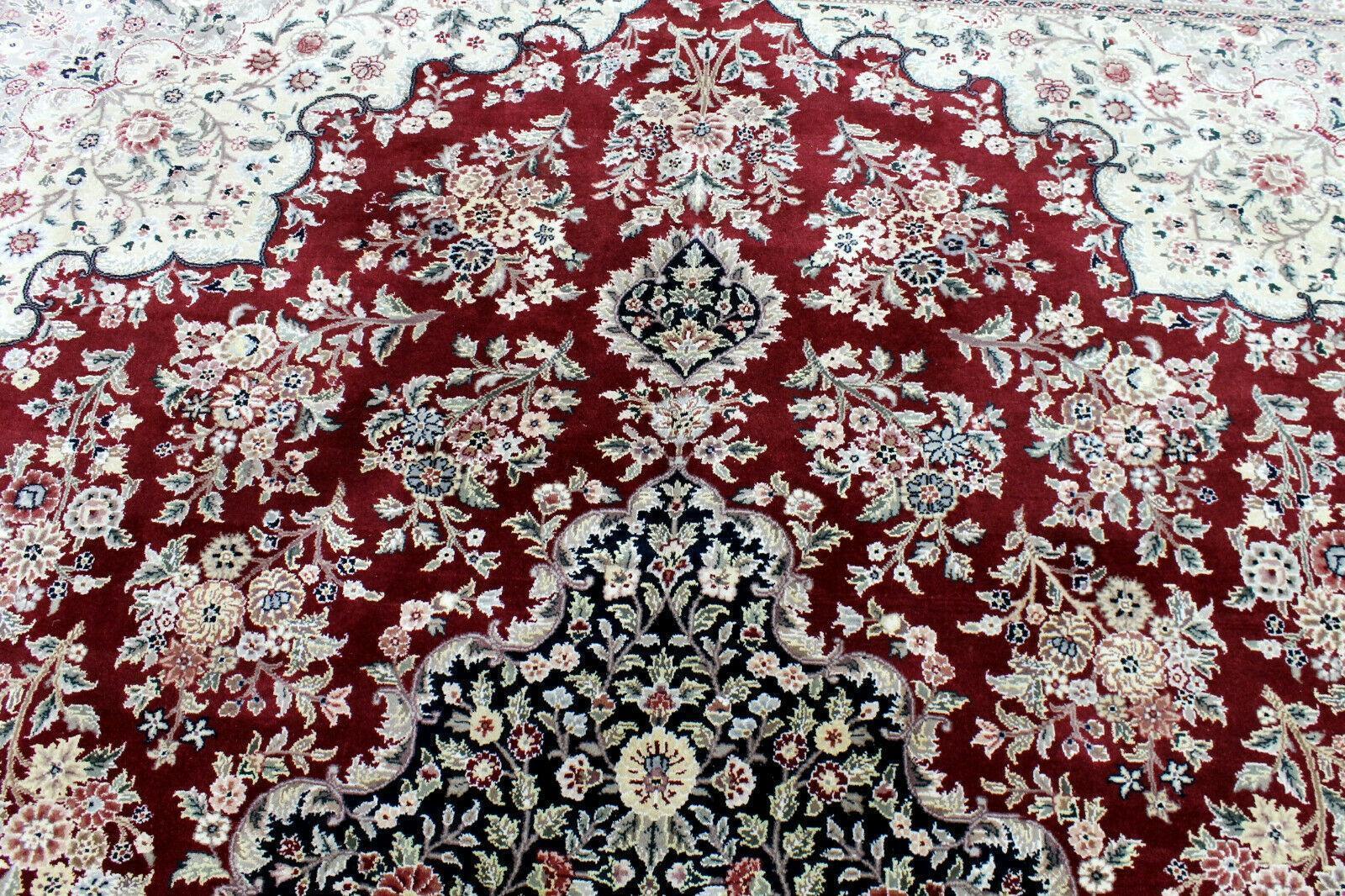 Exquisite Mint Hand-Knotted Peshawar Oriental Wool Rug – 9' x 12'