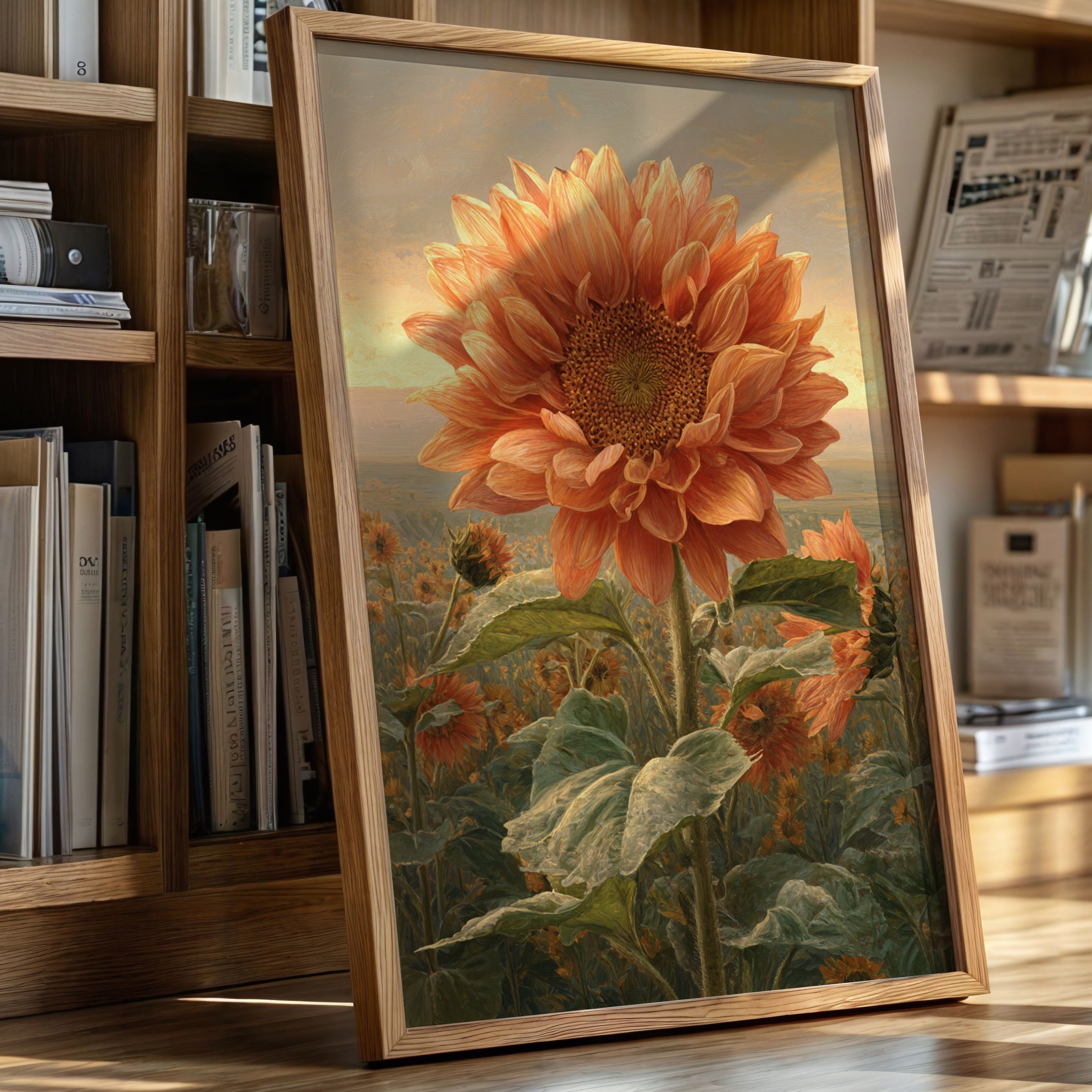 Sunlit Petals Embrace the Day