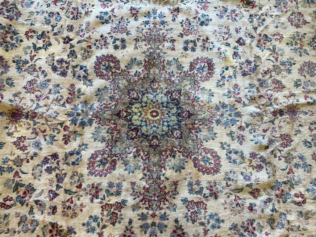 Handmade Vintage 1930's Kirman 10x13 area Rug