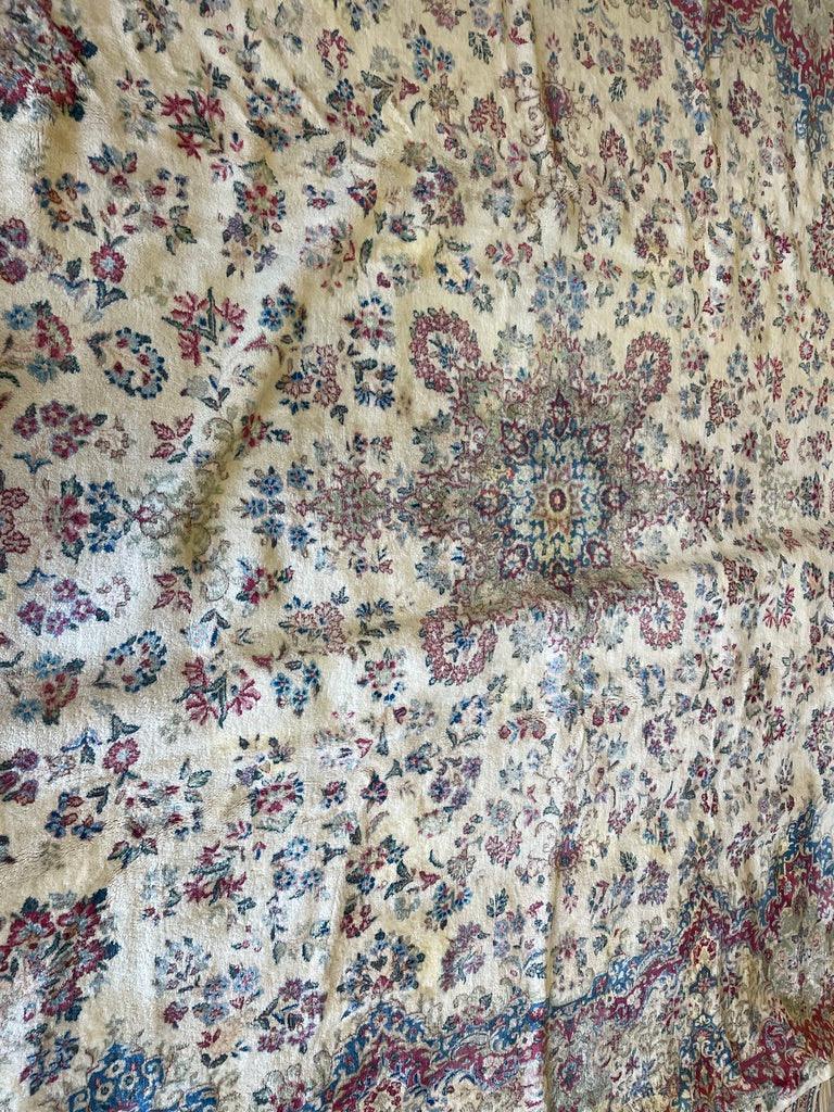 Handmade Vintage 1930's Kirman 10x13 area Rug