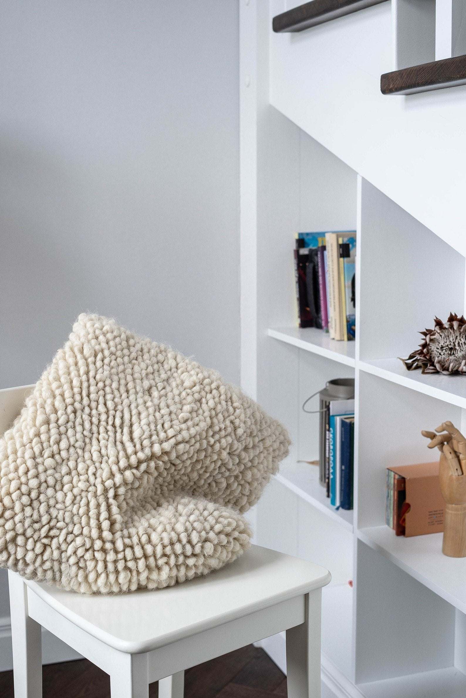 Handwoven Wool Decorative Pillow 