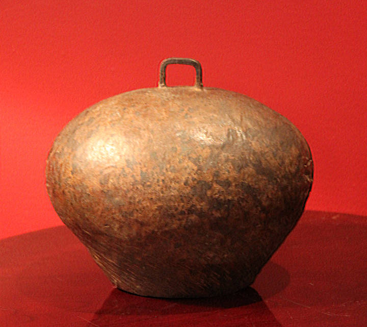 Vintage Extra Large Hand Hammered Copper Bell