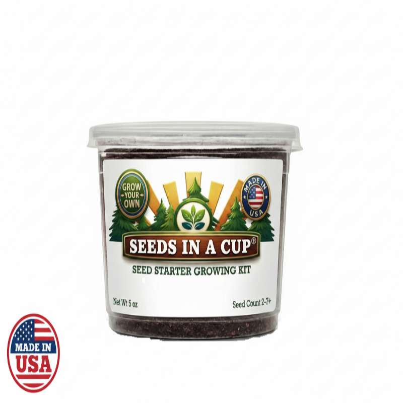 Seeds In A Cup®| Vegetable & Herb Seed Starter Kits | Ultimate All-in-One Indoor Garden Kit | Eco-Friendly Recyclable Planter | Premium Non-GMO Seed Growing Kit for Beginners