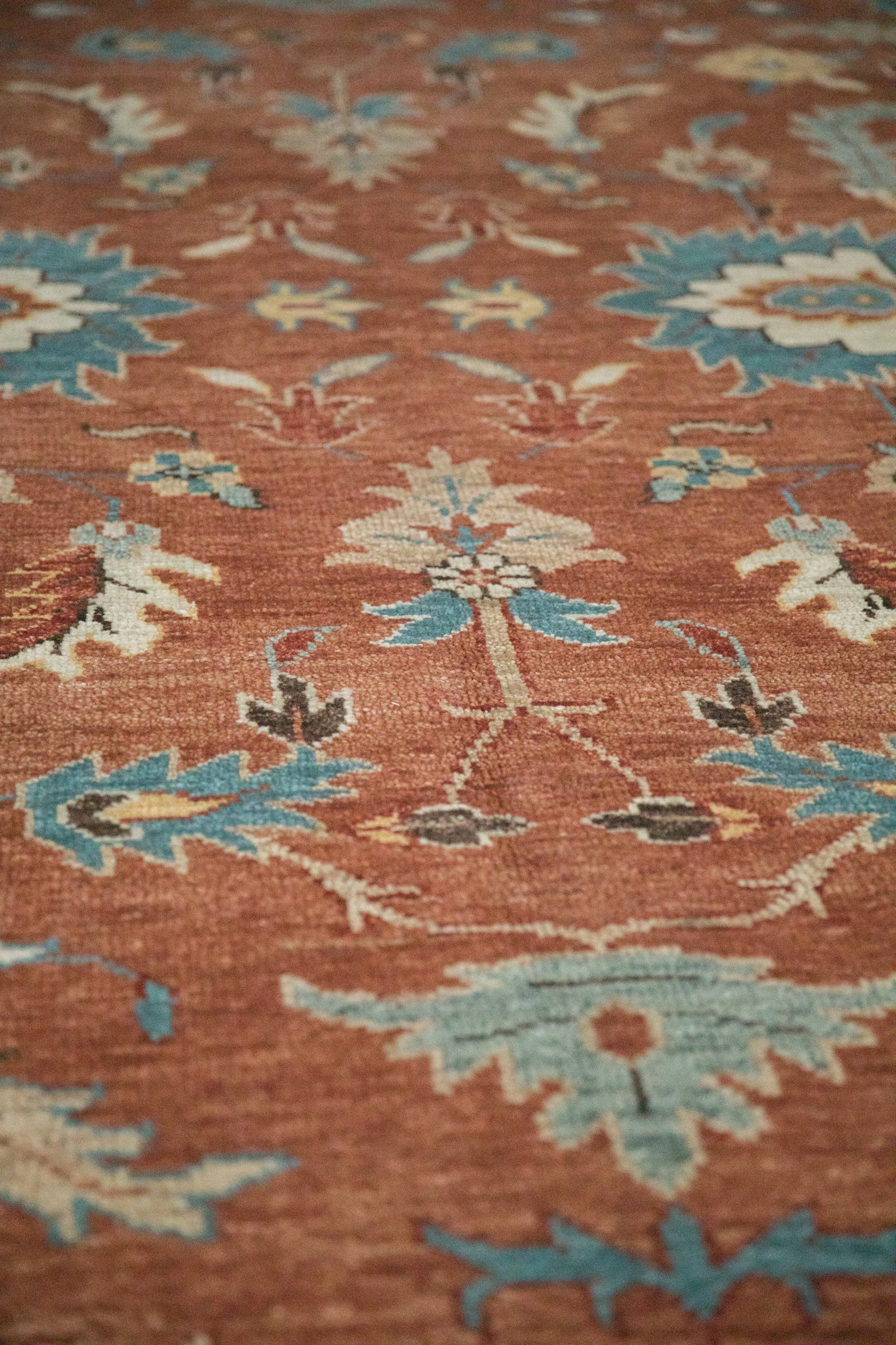 10x13.5 Indian Mahal Design Carpet