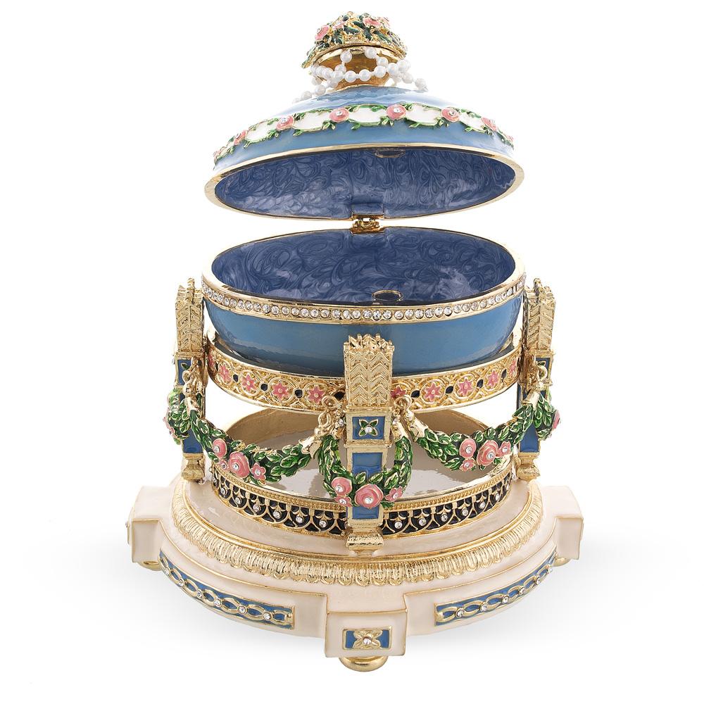 1907 Love Trophies Egg (Cradle with Garlands) Musical Royal Easter Egg