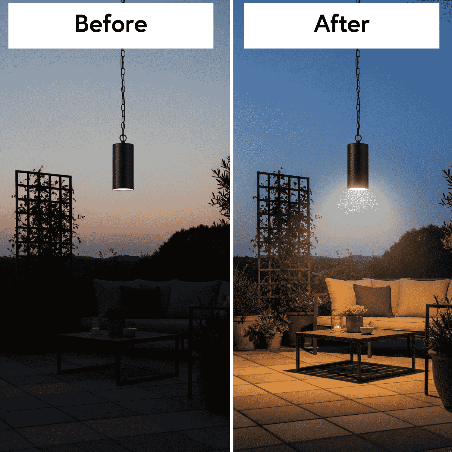 Solid Brass MR16 Hanging Light Fixture
